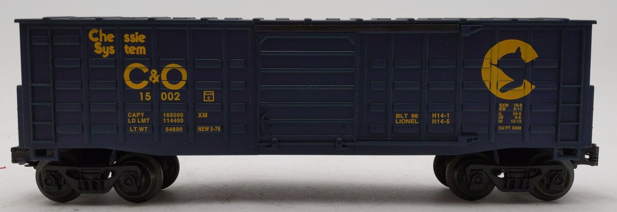 Lionel 6-15002 O Gauge Chessie System Chesapeake & Ohio Waffle Sided Boxcar