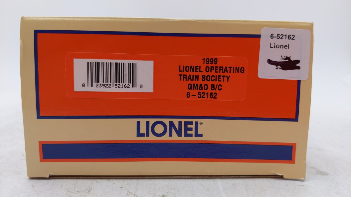 Lionel 6-52162 O Gauge LOTS 1999 Gulf, Mobile & Ohio Boxcar #24580 NIB
