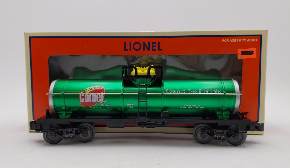 Lionel 6-29603 O Comet Single Dome Tank Car