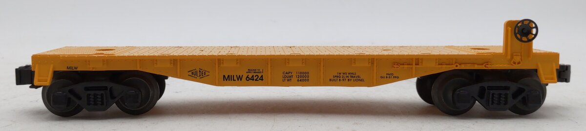 Lionel 6-16978 O Gauge Milwaukee Road Flatcar with P&H Power Shovel Model Kit LN/Box