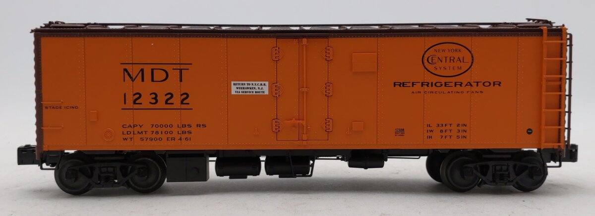 Lionel 6-17338 O-Gauge Merchants Dispatch Transit Steel-Sided Reefer Car #12322 LN/Box