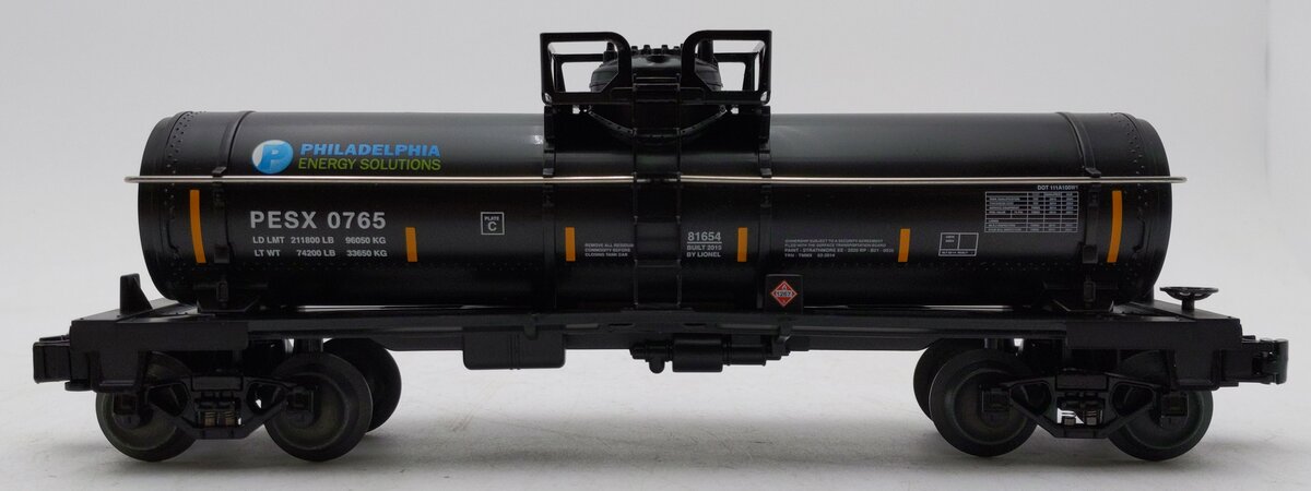 Lionel 6-81654 O Philadelphia Energy Solutions Single Dome Tank Car #0765