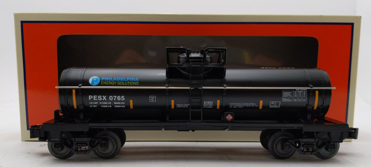 Lionel 6-81654 O Philadelphia Energy Solutions Single Dome Tank Car #0765