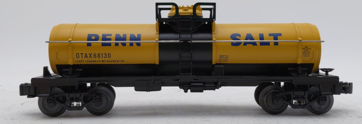 Lionel 6-26713 O Scale Penn Salt Tank Car LN/Box