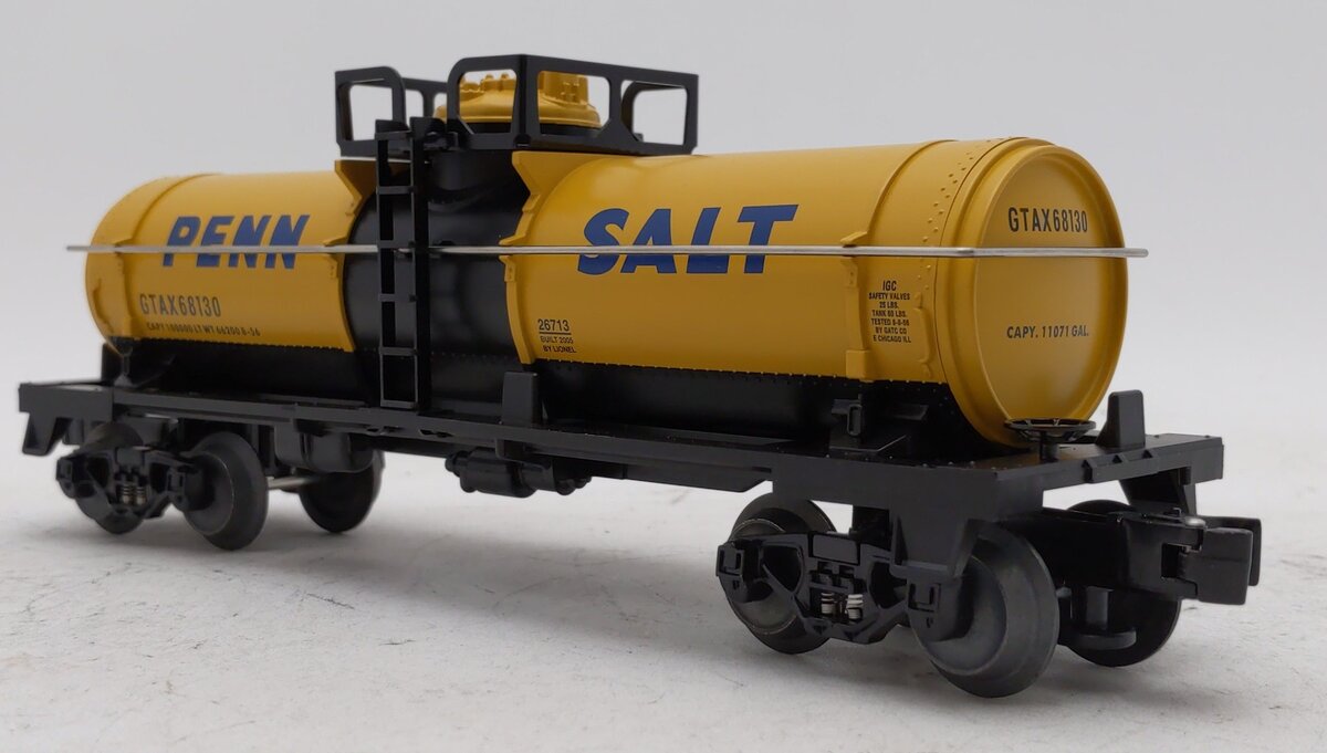 Lionel 6-26713 O Scale Penn Salt Tank Car LN/Box