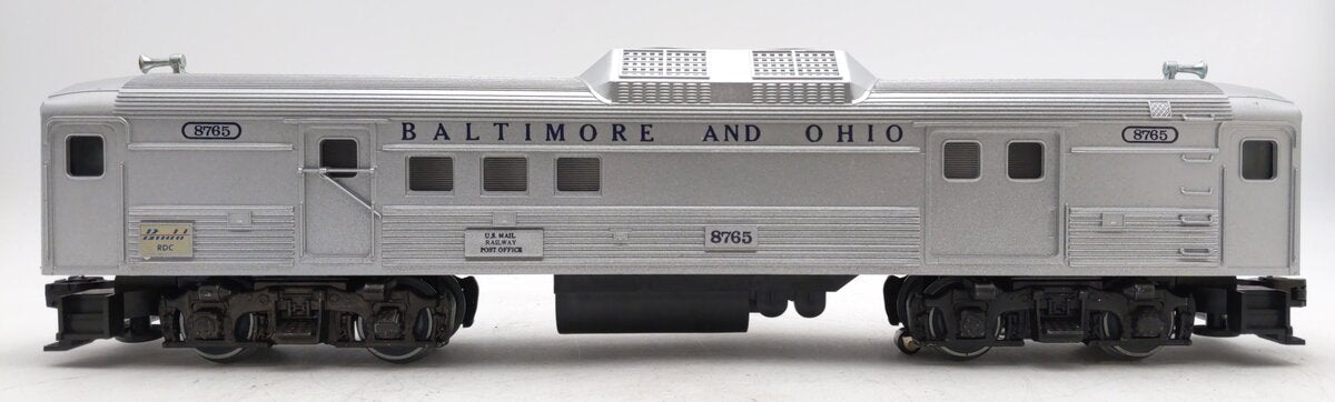 Lionel 6-8765 O Gauge Baltimore & Ohio RDC Budd Non-Powered Baggage Car VG/Box
