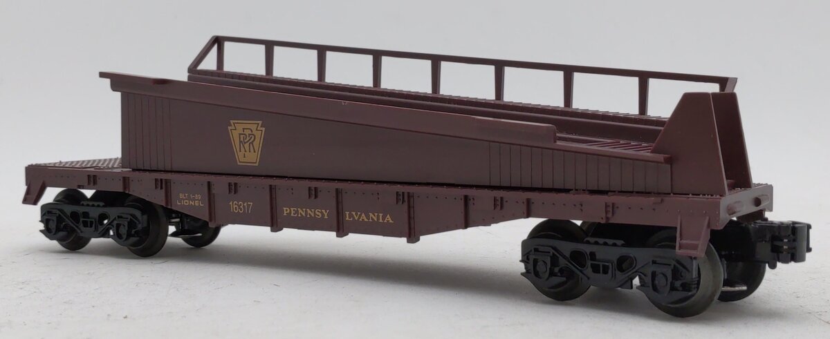 Lionel 6-16317 O Gauge Pennsylvania Barrel Ramp Car #16317