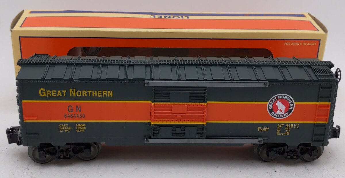 Lionel 6-29210 O Gauge Great Northern Boxcar #6464450 EX/Box
