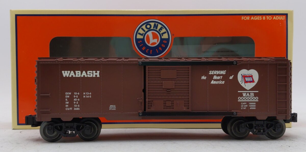 Lionel 6-39213 O Gauge Wabash Boxcar #0000000