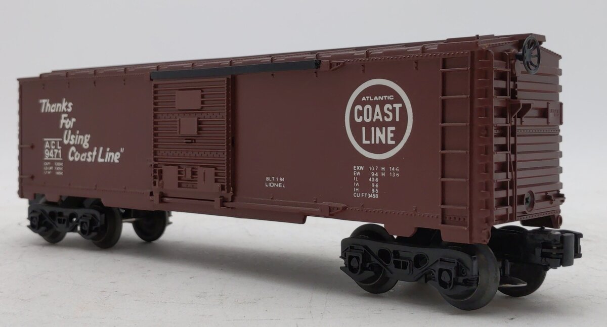 Lionel 6-9471 O Gauge Atlantic Coast Line Boxcar LN/Box
