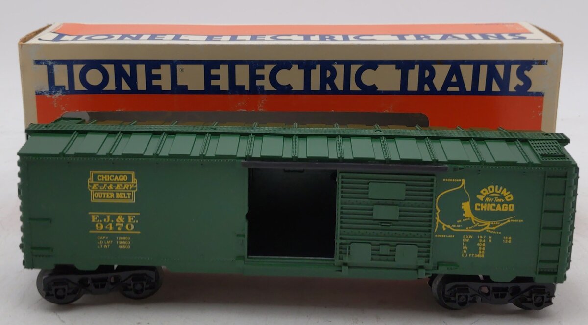 Lionel 6-9470 O Gauge EJ&E Railway Chicago Outer Belt Boxcar #9470 LN/Box