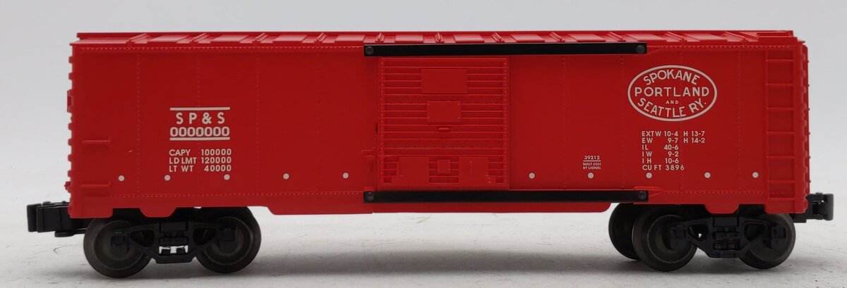 Lionel 6-39212 O Gauge Spokane Portland & Seattle Boxcar #0000000