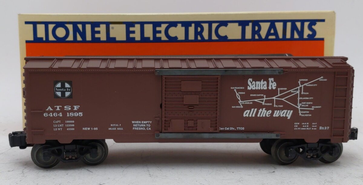 Lionel 6-52058 O Gauge AT&SF T.T.O.S. Division Boxcar #64641895 NIB