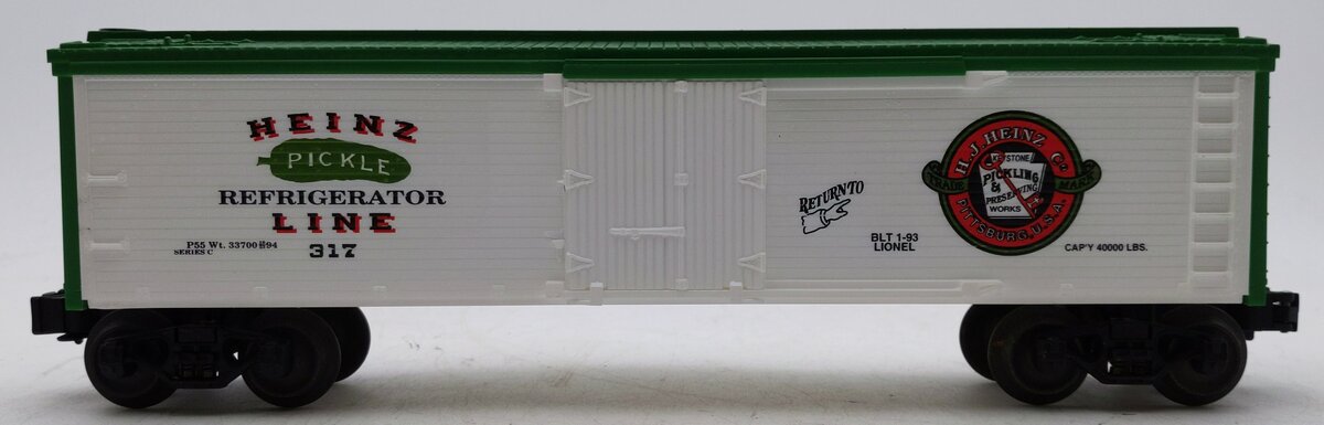 Lionel 6-16807 O Gauge H.J. Heinz Billboard Refrigerator Car #317 LN/Box