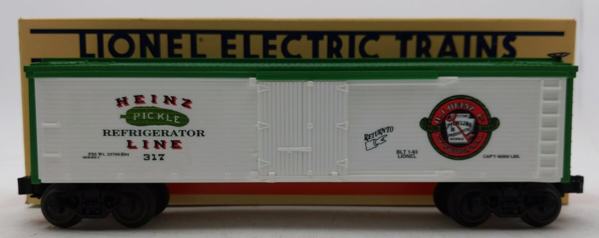 Lionel 6-16807 O Gauge H.J. Heinz Billboard Refrigerator Car #317 LN/Box