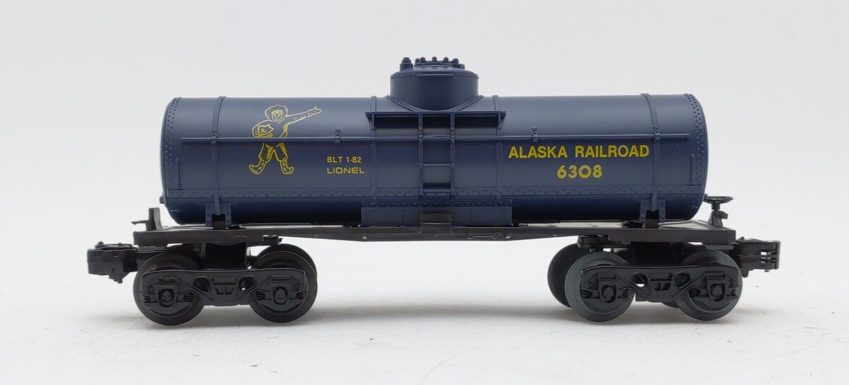 Lionel 6-6308 O Gauge Alaska Railroad Single Dome Tank Car LN/Box