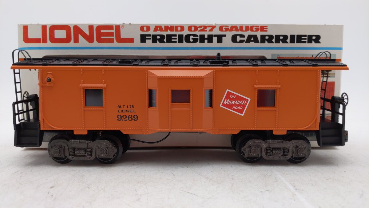 Lionel 6-9269 O Milwaukee Road Bay Window Caboose EX/Box