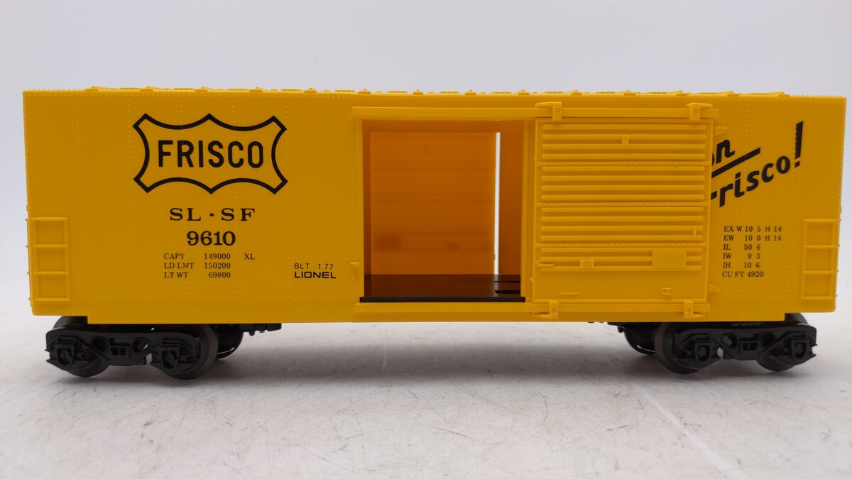 Lionel 6-9610 O Gauge Frisco Hi-Cube Boxcar LN/Box