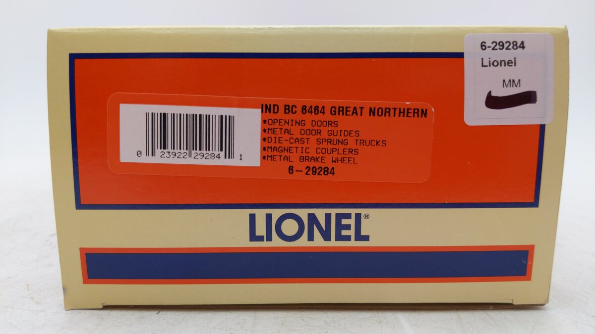 Lionel 6-29284 O Gauge Great Northern Boxcar #0000