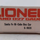Lionel 6-9626 O Santa Fe Hi Cube Boxcar