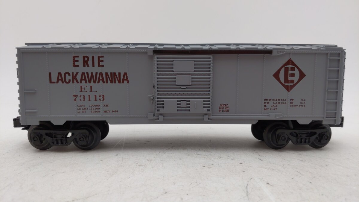 Lionel 6-36242 O Gauge Erie Starter Box Car #73113 EX/Box