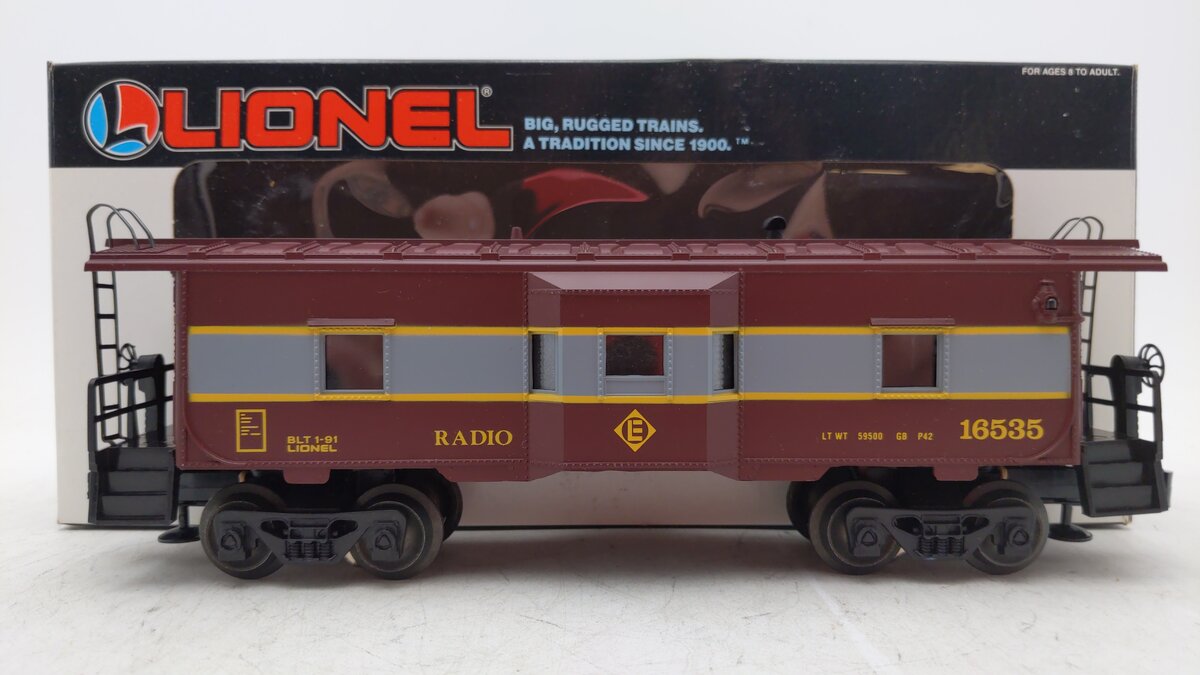 Lionel 6-16535 O Erie Lackawanna Bay Window Caboose LN/Box