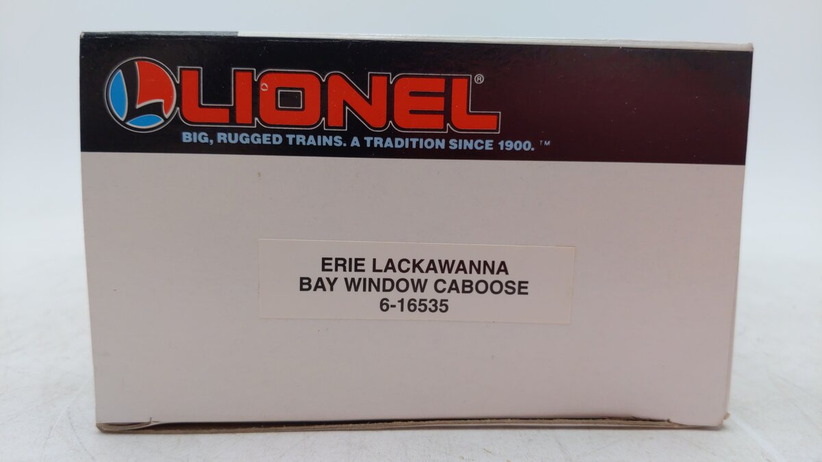 Lionel 6-16535 O Erie Lackawanna Bay Window Caboose LN/Box