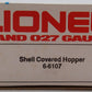 Lionel 6-6107 O Gauge Shell 4-Bay Covered Hopper