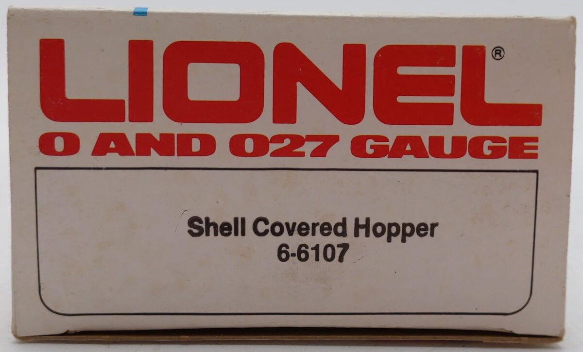 Lionel 6-6107 O Gauge Shell 4-Bay Covered Hopper