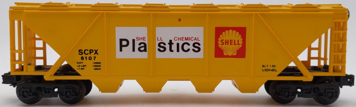 Lionel 6-6107 O Gauge Shell 4-Bay Covered Hopper