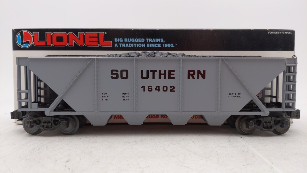 Lionel 6-16402 O Southern 4-Bay Hopper with Load