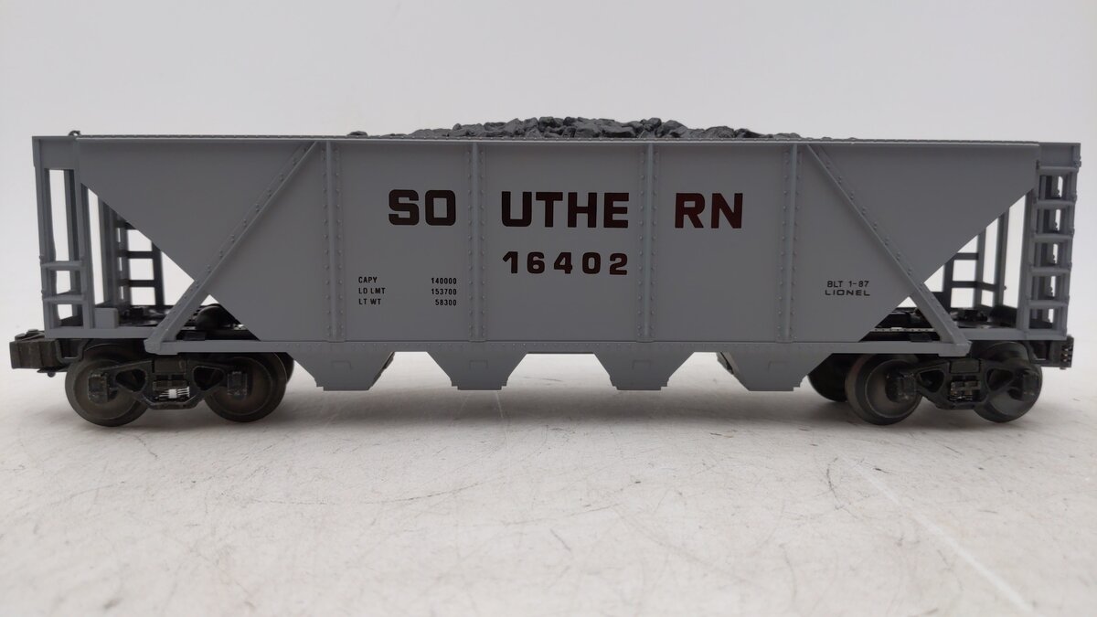 Lionel 6-16402 O Southern 4-Bay Hopper with Load