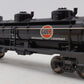 Lionel 6-9313 O Gauge Gulf Black Three-Dome Tank Car NIB