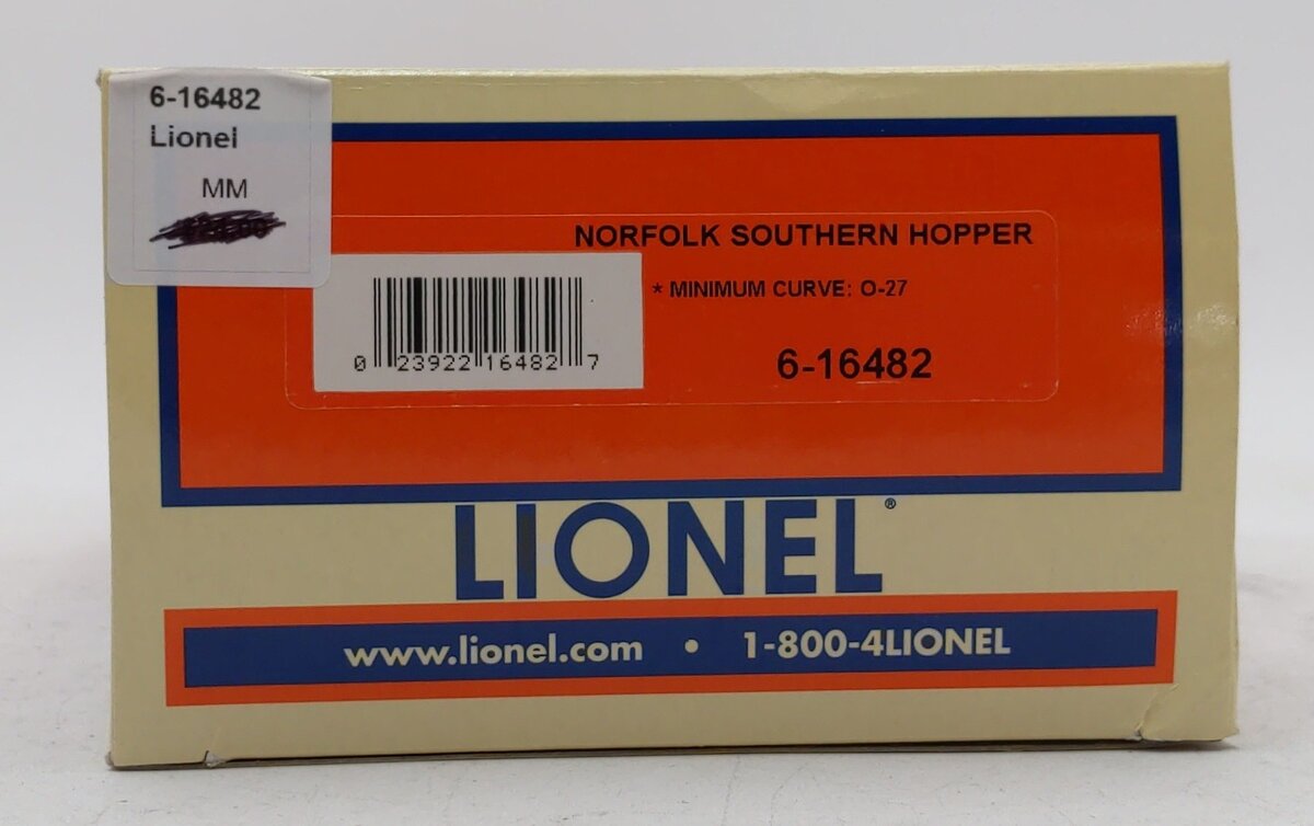 Lionel 6-16482 O Gauge Norfolk Southern 2-Bay Hopper LN/Box