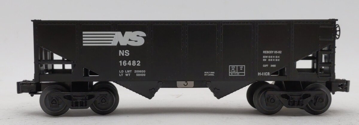 Lionel 6-16482 O Gauge Norfolk Southern 2-Bay Hopper LN/Box