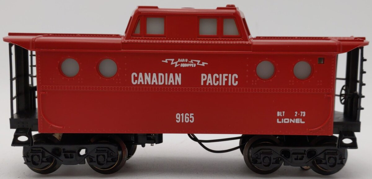 Lionel 6-9165 O Gauge Canadian Pacific N5C Porthole Lighted Caboose EX