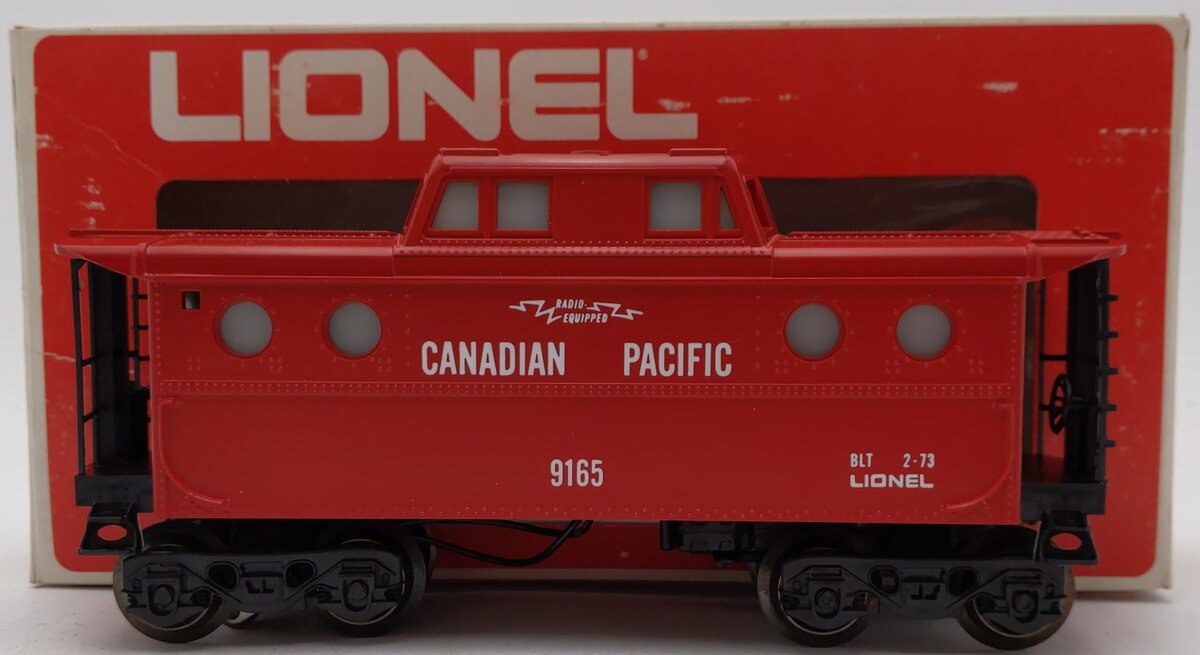 Lionel 6-9165 O Gauge Canadian Pacific N5C Porthole Lighted Caboose LN/Box