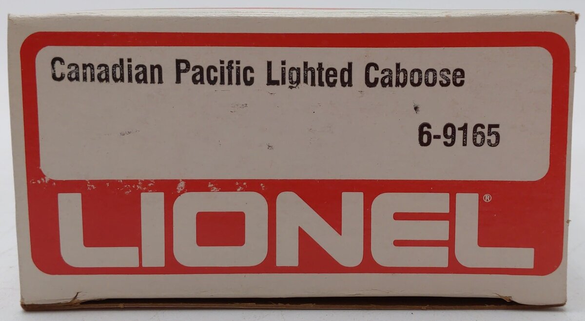 Lionel 6-9165 O Gauge Canadian Pacific N5C Porthole Lighted Caboose LN/Box