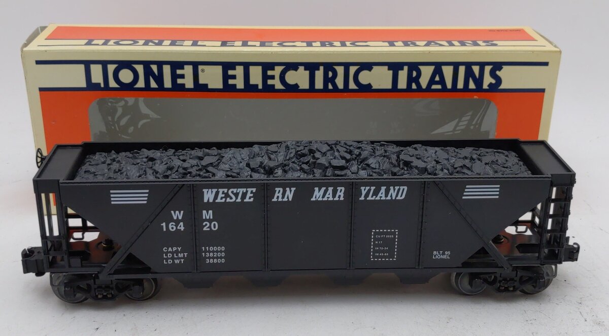 Lionel 6-16420 O Western Maryland Quad Hopper LN/Box