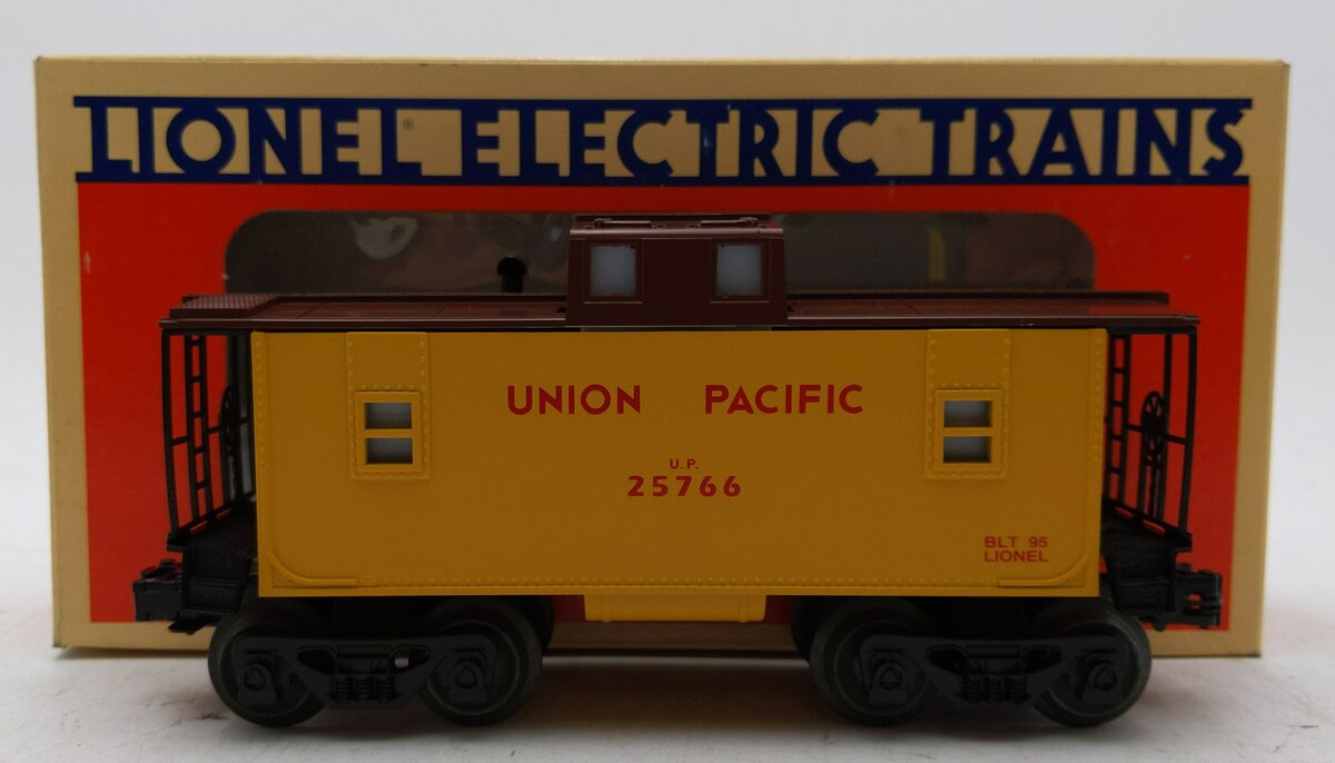 Lionel 6-16561 O Gauge Union Pacific Lighted Center Cupola Caboose (Yellow)