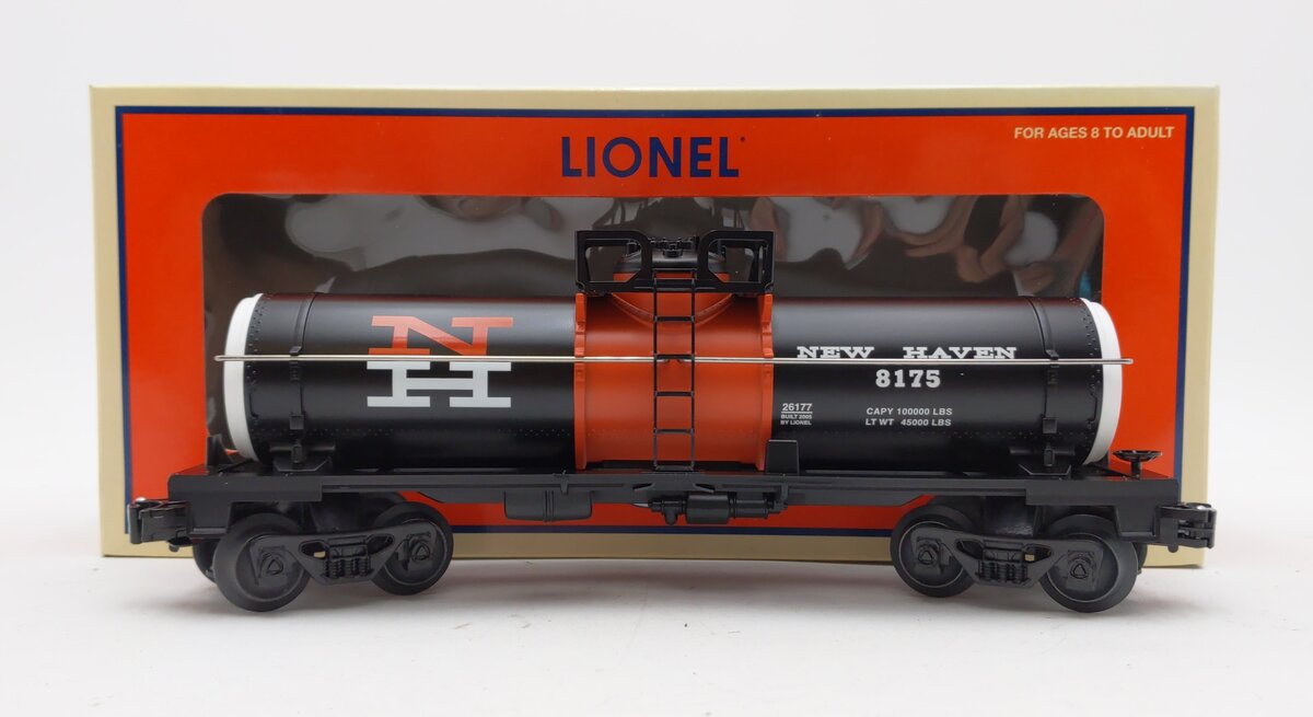 Lionel 6-26177 O Scale New Haven Single Dome Tank Car LN/Box