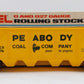 Lionel 6-9276 O Gauge Peabody 4-Bay Hopper