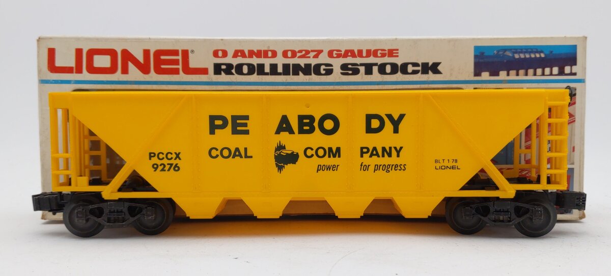 Lionel 6-9276 O Gauge Peabody 4-Bay Hopper