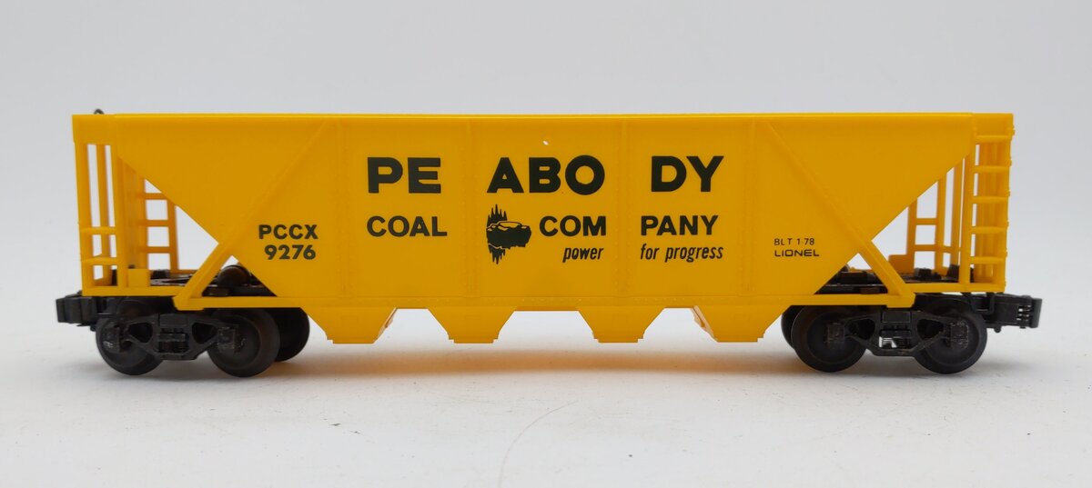 Lionel 6-9276 O Gauge Peabody 4-Bay Hopper