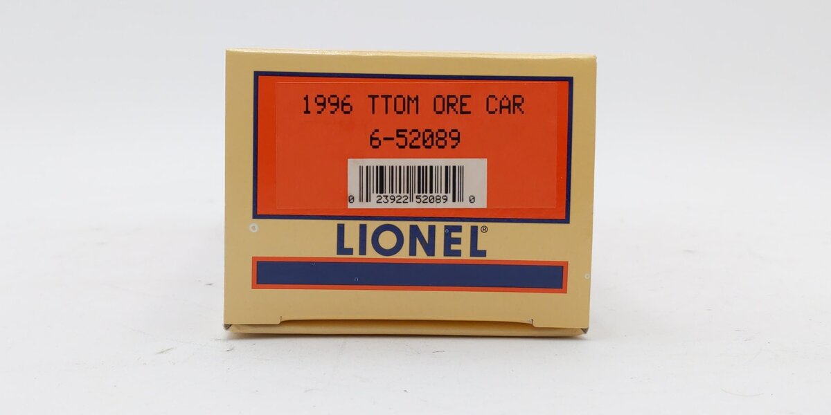 Lionel 6-52089 O Gauge TTOM-1996 Smarrco Ore Car with Ore Load #4 LN/Box