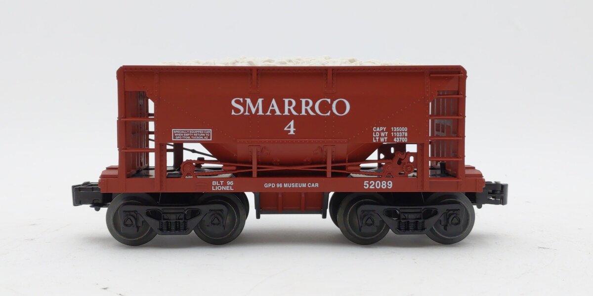 Lionel 6-52089 O Gauge TTOM-1996 Smarrco Ore Car with Ore Load #4 LN/Box