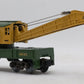 Lionel 6-9332 O Gauge Reading 8 Wheel Crane Car