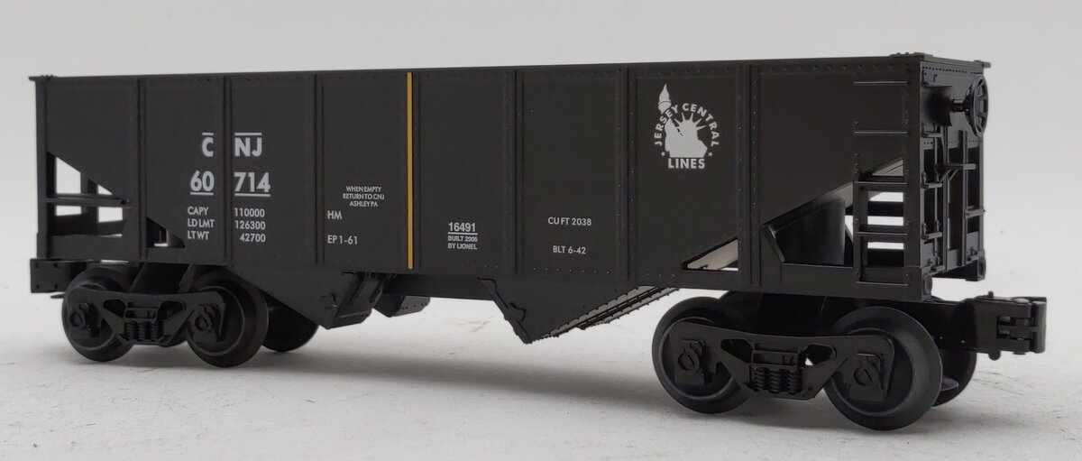 Lionel 6-16491 O Gauge Central New Jersey 2-Bay Hopper #60714