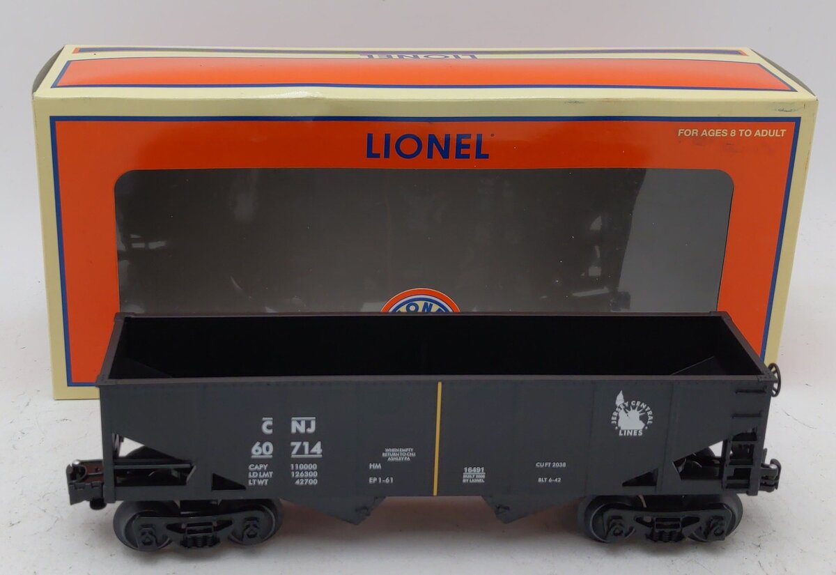 Lionel 6-16491 O Gauge Central New Jersey 2-Bay Hopper #60714
