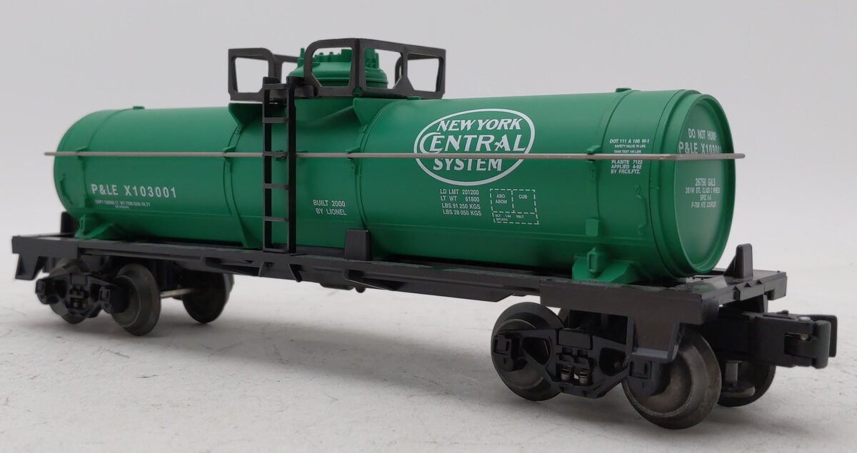 Lionel 6-26109 O Gauge NYC P&LE Single Dome Tank Car LN/Box